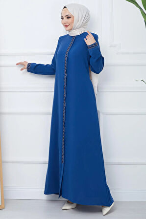 Gizem Taşlı Ferace İndigo HM2358