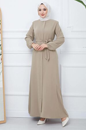 Gizli Patlı Kuşaklı Ferace Bej HM2361