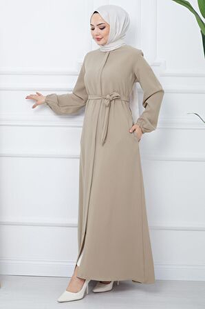 Gizli Patlı Kuşaklı Ferace Bej HM2361
