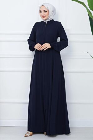 Parçalı Mevlana Ferace Lacivert HM2362