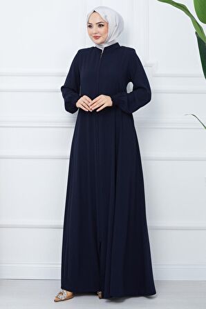 Parçalı Mevlana Ferace Lacivert HM2362