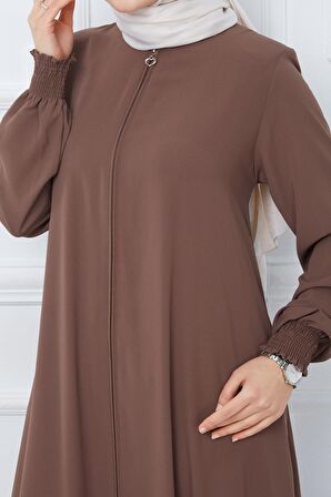 Kolları Gipe Detaylı Mevlana Ferace Kahverengi HM2031