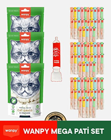 Wanpy Kedi Maması Wanpy Mega Pati Set