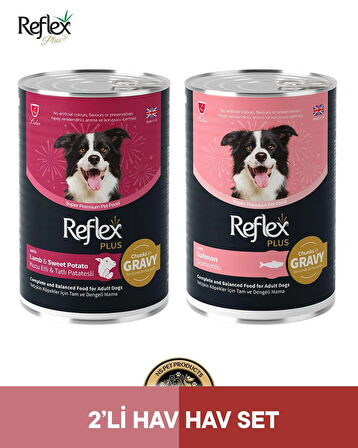 Reflex Plus Köpek Maması 2'li Hav hav Set