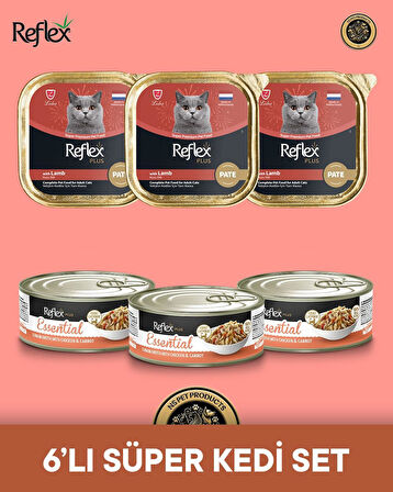 Reflex Plus Kedi Maması 6'lı Süper Kedi Set