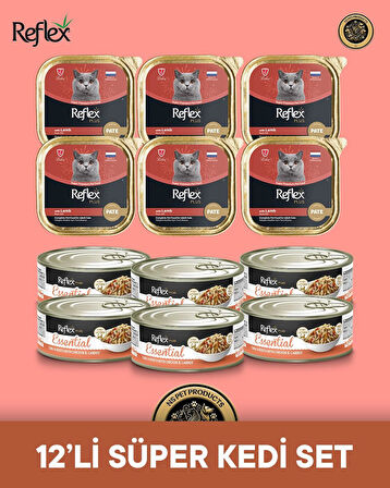 Reflex Plus Kedi Maması 12'li Süper Kedi Set
