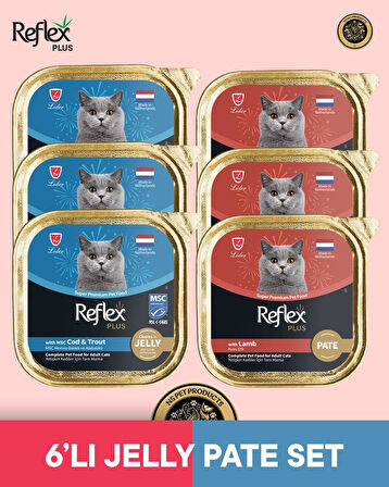 Reflex Plus Kedi Maması 6'lı Jelly Pate Set
