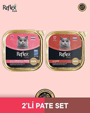 Reflex Plus Kedi Maması 2'li Pate Set