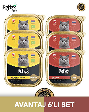 Reflex Plus Kedi Maması 6'lı Avantaj Set