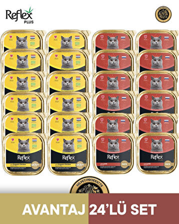 Reflex Plus Kedi Maması 24'lü Avantaj Set