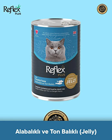 Reflex Plus Kedi Maması 6'lı Alabalıklı Set