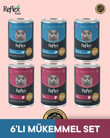 Reflex Plus Kedi Maması 6'lı Mükemmel Set