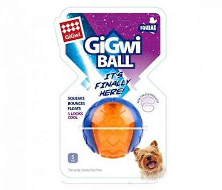 Gigwi Ball Sert Top 5 Cm Şeffaf Turuncu