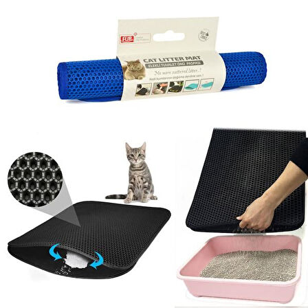 Flip Lüx Kedi Kumu Toplama Paspası 60X40 Cm