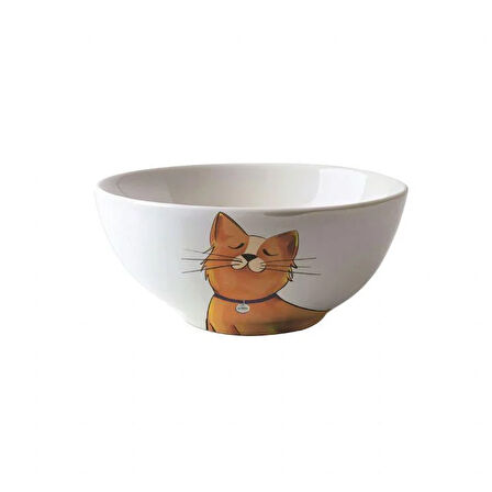 M-PETS GALYA SERAMİK MAMA KABI ORANGE 550ML