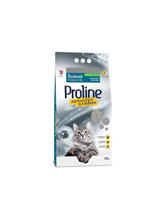 Proline Aktif Karbonlu Kedi Kumu 10 LT