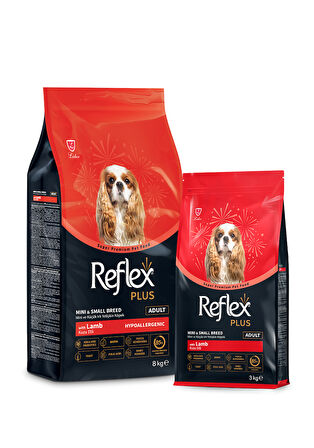 Reflex Plus Kuzu Etli Mini Ve Küçük Irk Yetişkin Köpek Maması 3Kg