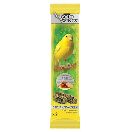 Gold Wings Ballı-Yumurtalı Kanarya Krakeri 2li