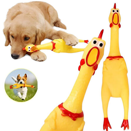 Demirhan  Sesli Horoz Köpek Oyuncağı L