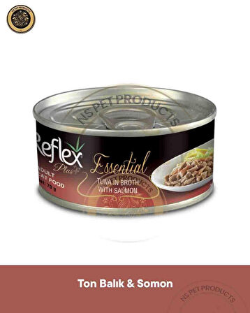 Reflex Plus Essential Kedi Ton Balıklı&Somonlu 70gr