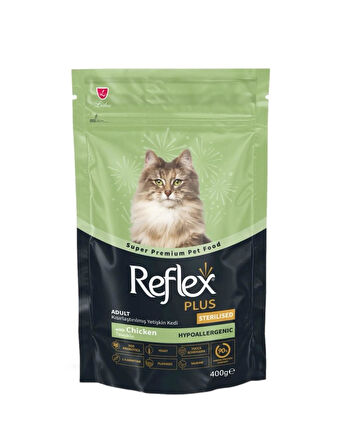 Reflex Plus Hypoallergenic Tavuklu Kısırlaştırılmış Kedi Maması 400gr