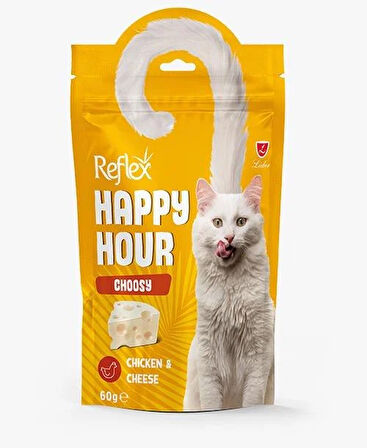 Reflex Happy Hour Choosy Seçici Kediler Ödül maması 3lü Fırsat 3x60gr
