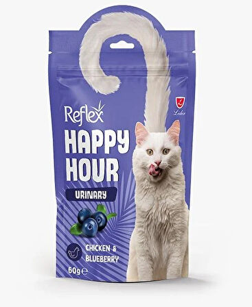 Reflex Happy Hour Urinary Tavuk & Yaban Mersinli Üriner Sistem Destekleyici 3lü Fırsat 3x60gr