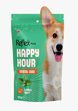 Reflex Happy Hour Dental Care Ağız ve Diş Bakımı için Destekleyici Köpek Ödül Maması 3lü Fırsat 3x60gr