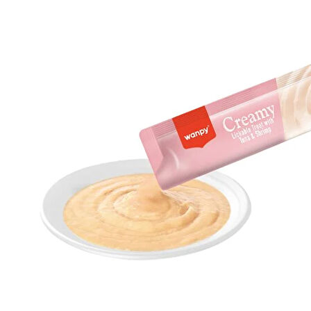 Wanpy Ton-Karides Kedi Krema Ödül Maması 5x14gr