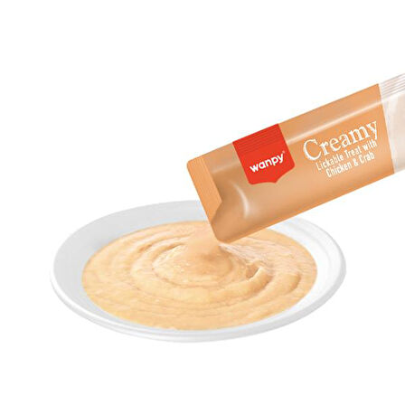 Wanpy Tavuk-Yengeç Kedi Krema Ödül Maması 5x14gr