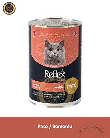  Reflex Plus Pate Somonlu Yetişkin Kedi Maması 3X400gr
