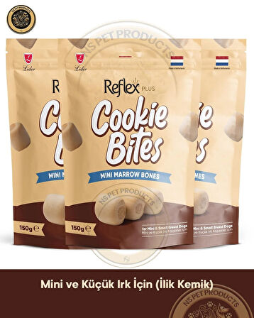 Reflex  Cookie Bites Mini Marrow Bones 3X150gr Köpek Ödül Maması 3lü Paket