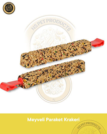 Gold Wings Meyveli Paraket Krakeri 2'li | Vitaminli Paraket Ödül Maması