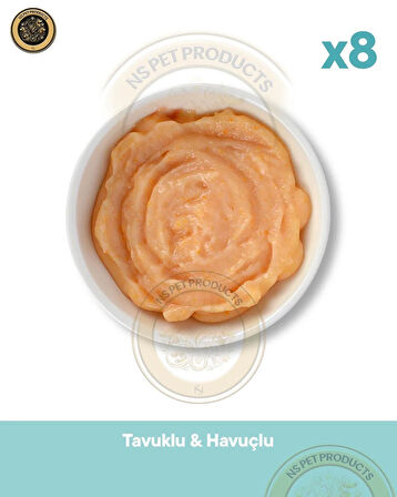 Wanpy Tavuklu & Havuçlu Köpek Ödül Maması 8'li – 90 g × 8 Paket