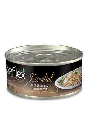 Reflex Plus Essential Fırsat Seti Peynirli Tavuklu ve Ton Balıklı Karidesli Kedi Konservesi – 24x70gr