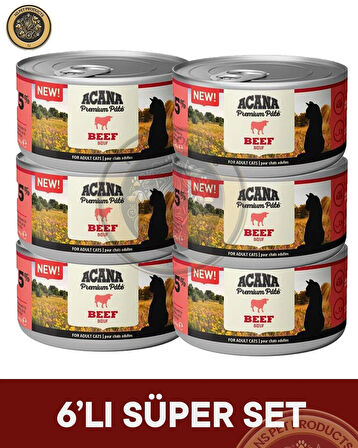 Acana Beef Cat Canned 6x85 gr