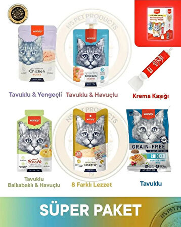 Wanpy Süper Avantajlı Paket (Krema-Çorba-Pouch-Ezme-Mama-Kaşık)