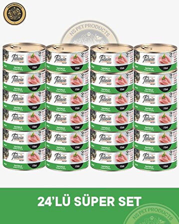 Felicia Tavuklu Fileto Yetişkin Kedi Konservesi 24x85gr
