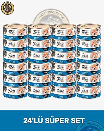 Felicia Somonlu Fileto Yetişkin Kedi Konservesi 24x85gr