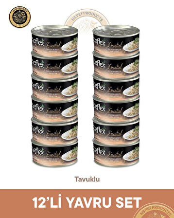 Reflex Plus Essential Yavru Kedi Tavuklu - 12x70gr