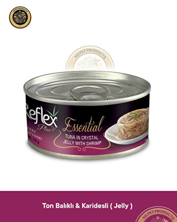 Reflex Plus Essential Kedi Jöle-Ton-Karides ve Ton Balıklı - 6x70gr