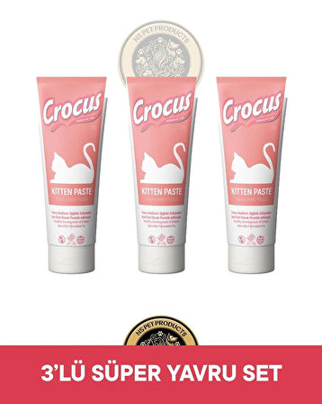 Crocus Kedi Kitten Malt Macunu 3x100 gr
