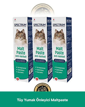 Spectrum Care Anti-Hairball Kedi Malt Macunu 3x100 gr