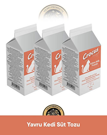 Crocus Yavru Kedi Süt Tozu 3x150gr