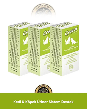 Crocus Kedi&köpek Üriner Sistem Destek 3x100ml
