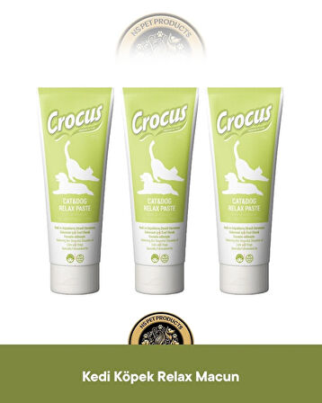 Crocus Kedi Köpek Relax Macun 3x100 Gram
