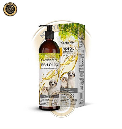 Garden Mix Kedi Ve Köpek Somon Yağı 3x200 ML
