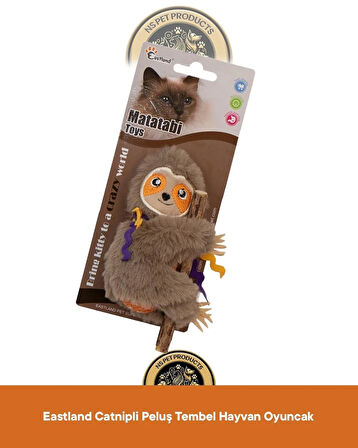 Eastland Catnipli Peluş Tavuk-Tembel Hayvan Oyuncak 2'li Set