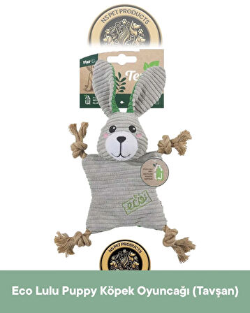 M-Pets Terra Eco Ella Puppy (İnek)-Pip Puppy (Sincap)-Lulu Puppy (Tavşan) Köpek Oyuncağı 3'lü Set