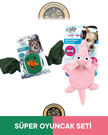 Meta Ball Ördek-Ultrasonik Fil Oyuncak 2'li Set